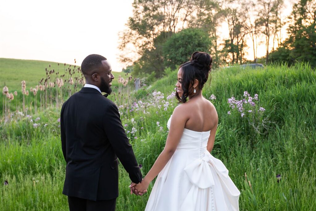 A Something Blue-Filled Wedding in Canada: Keia & Michael