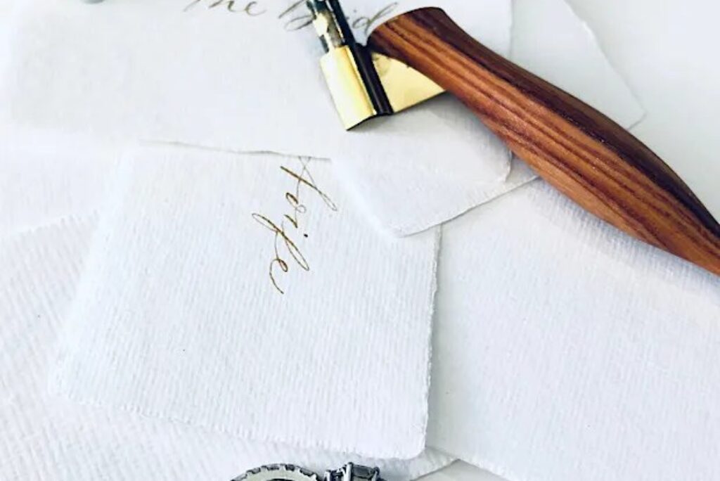 Calligraphy to Elevate Wedding Stationery