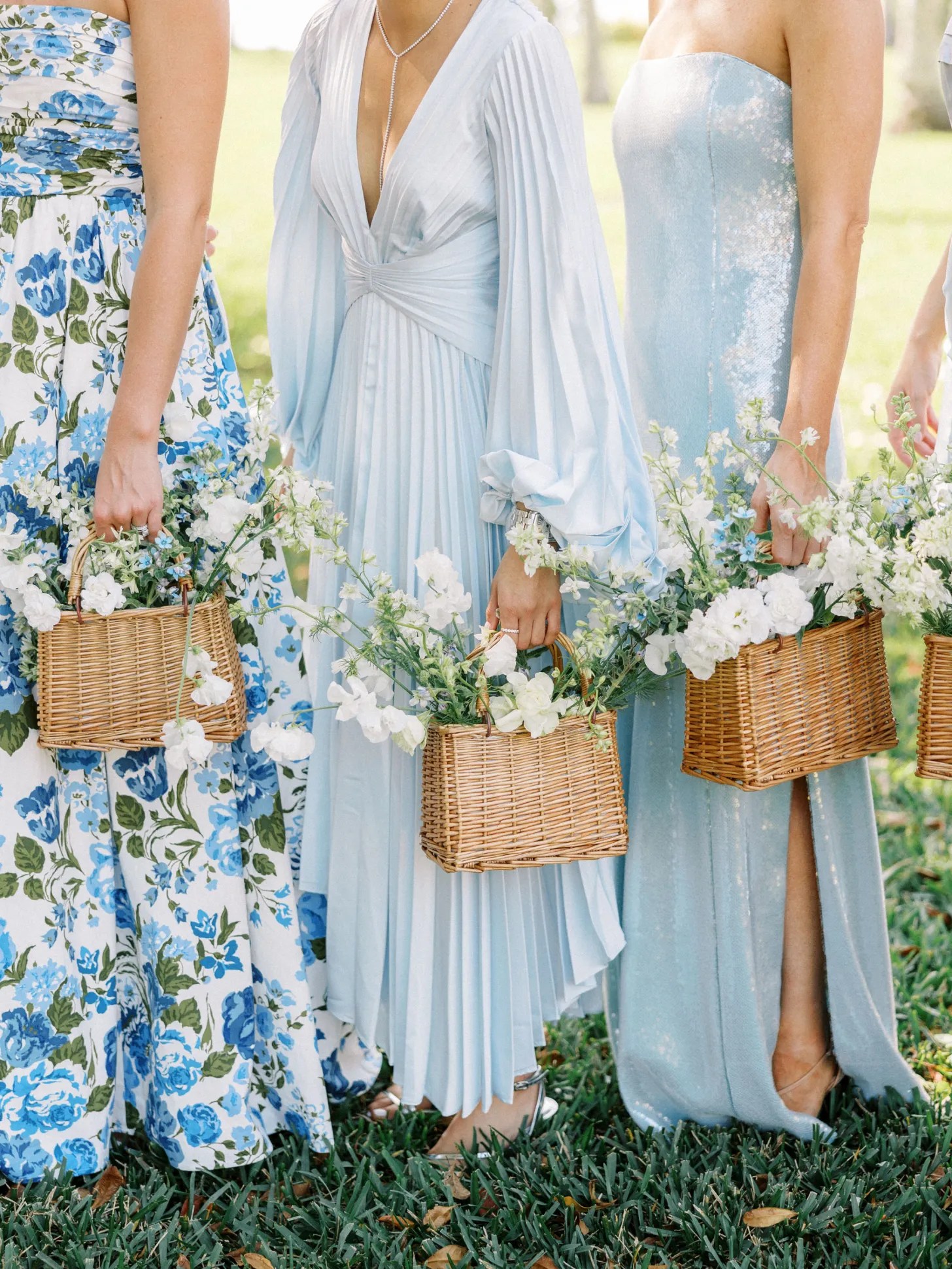 Trend Alert! Bridesmaid Basket Bouquets