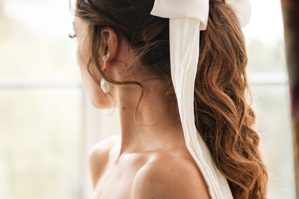 Wedding Hair Inspiration: Romantic Bridal Ponytails