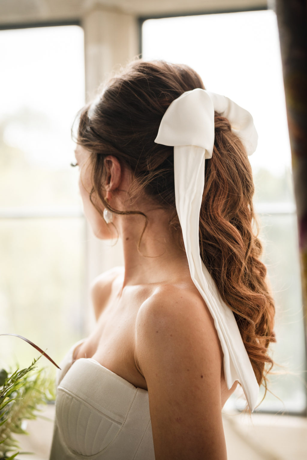 Wedding Hair Inspiration: Romantic Bridal Ponytails