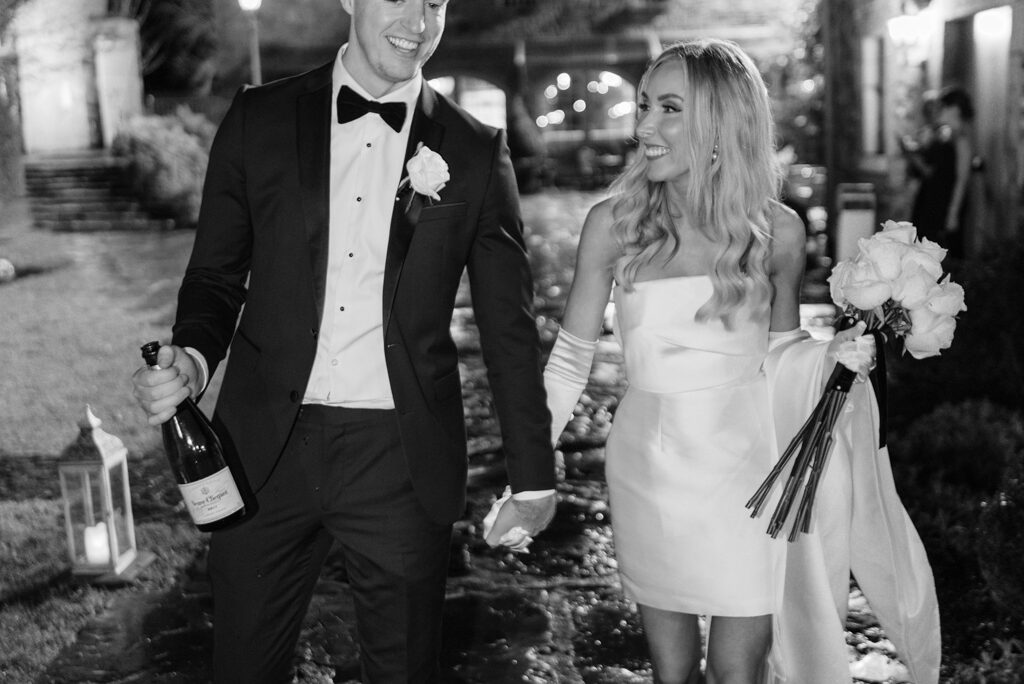 An Elegant Monochrome Ballymagarvey Village Wedding