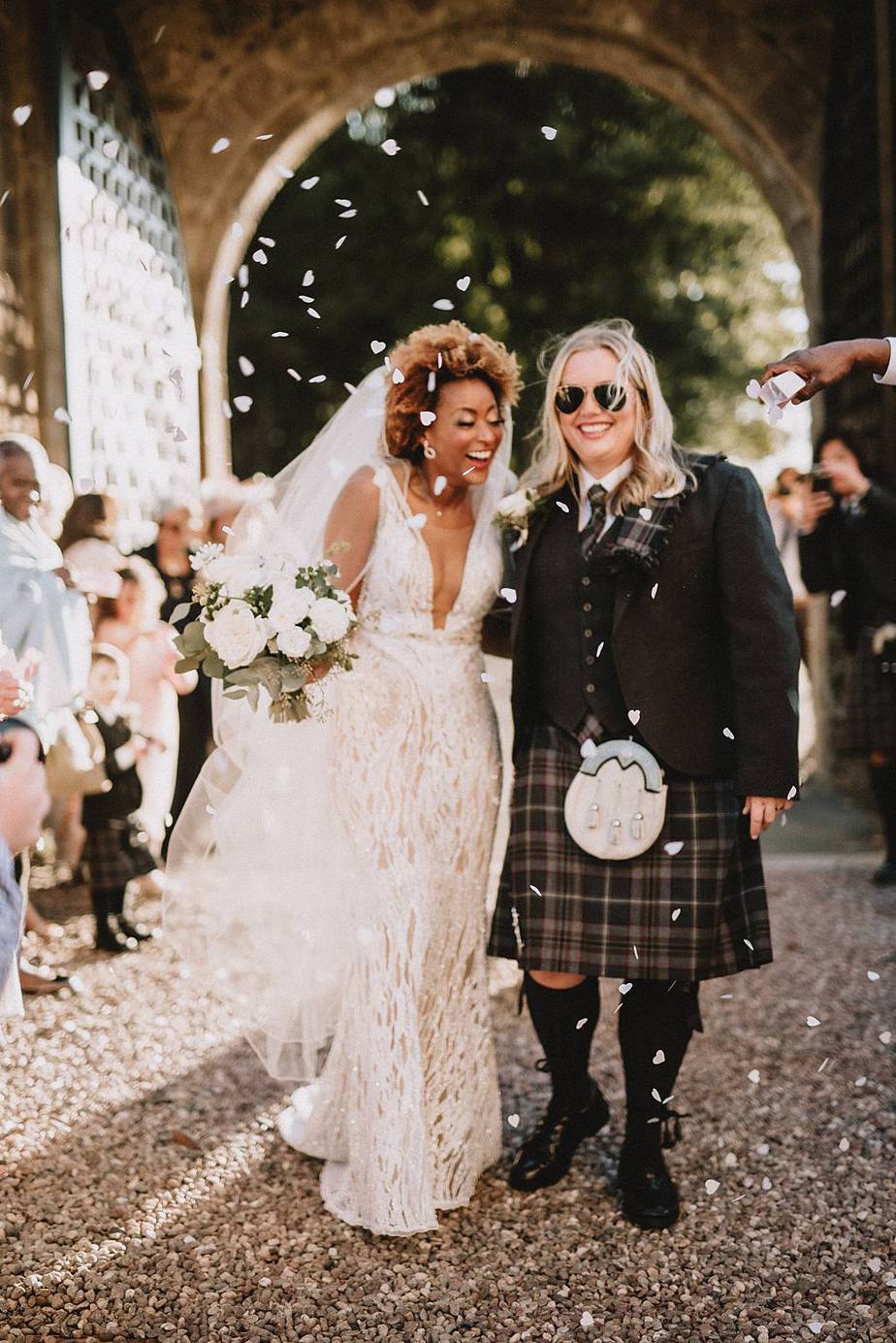 A Fairytale Castle Wedding in Scotland: Claire & Karin