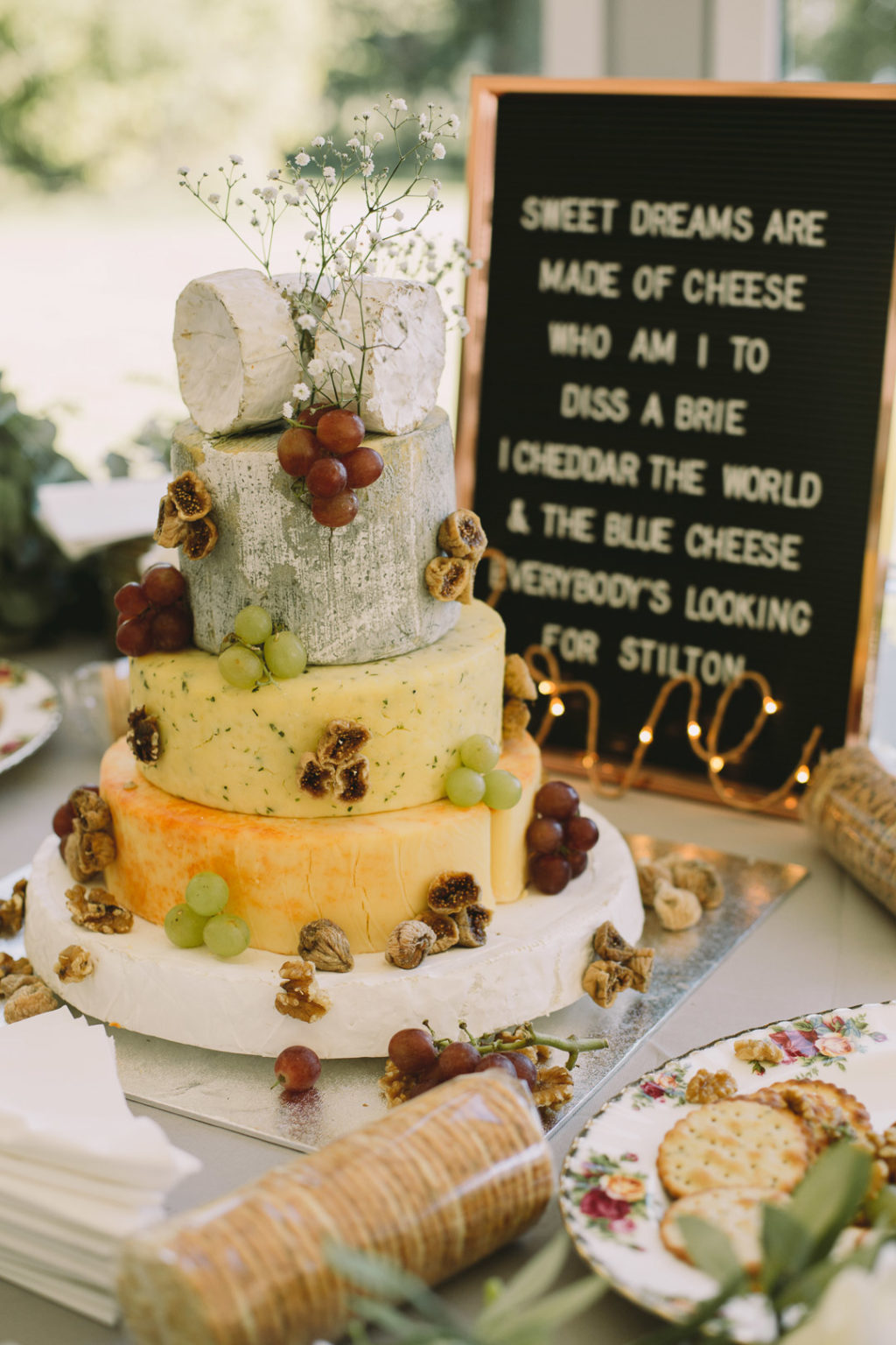 An Alternative Cake Idea: Cheese Wedding Cakes