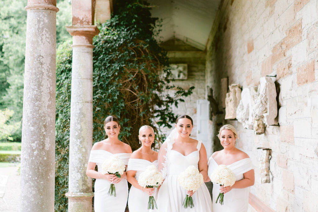 A Rose Theme Castle Leslie Wedding: Caterina & Caolan