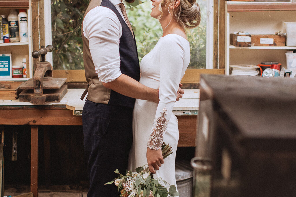 A Stunning Shabby Chic Marquee Wedding: Ffi & Rich