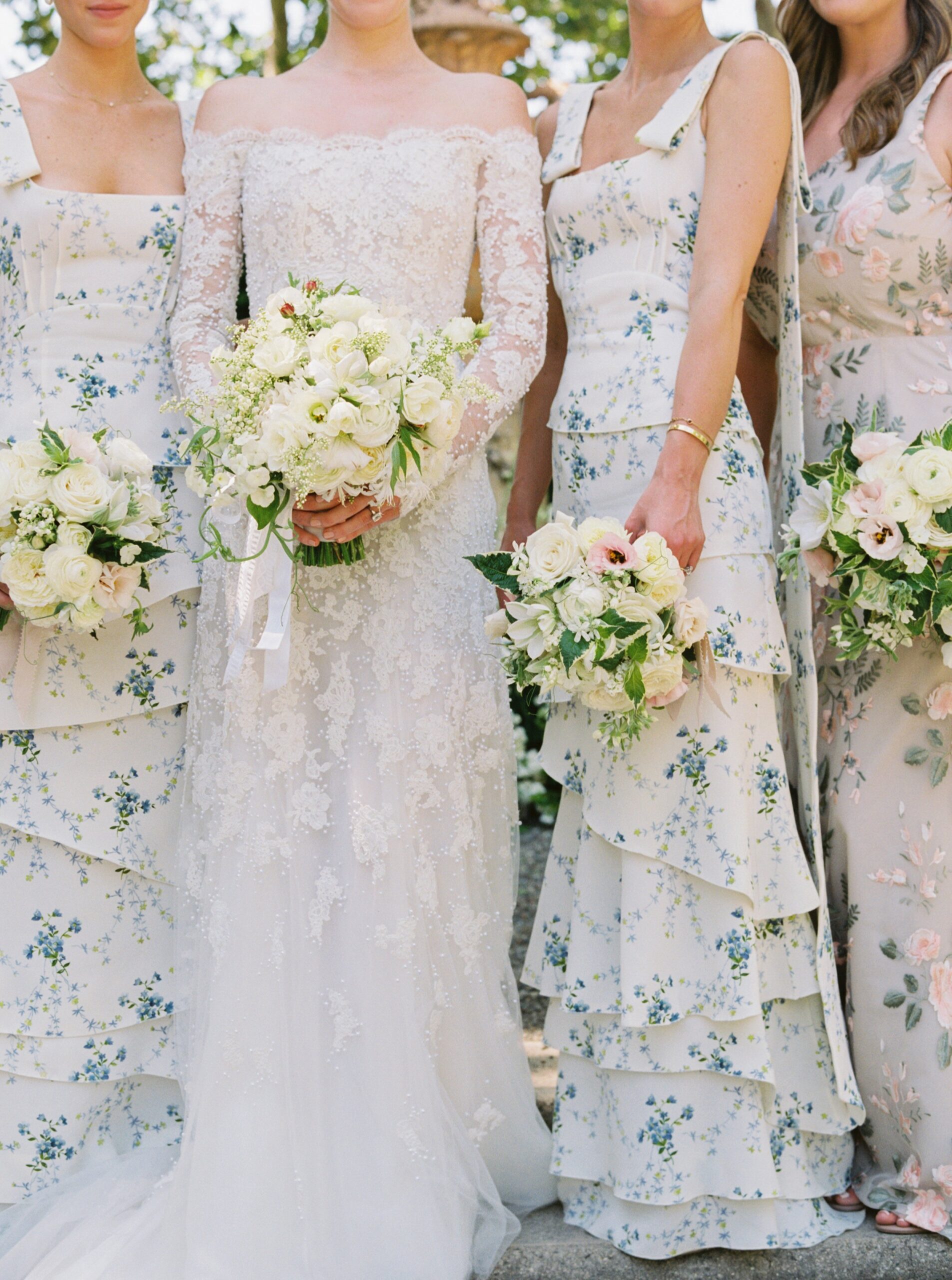 50+ Fabulous Floral Bridesmaid Dresses