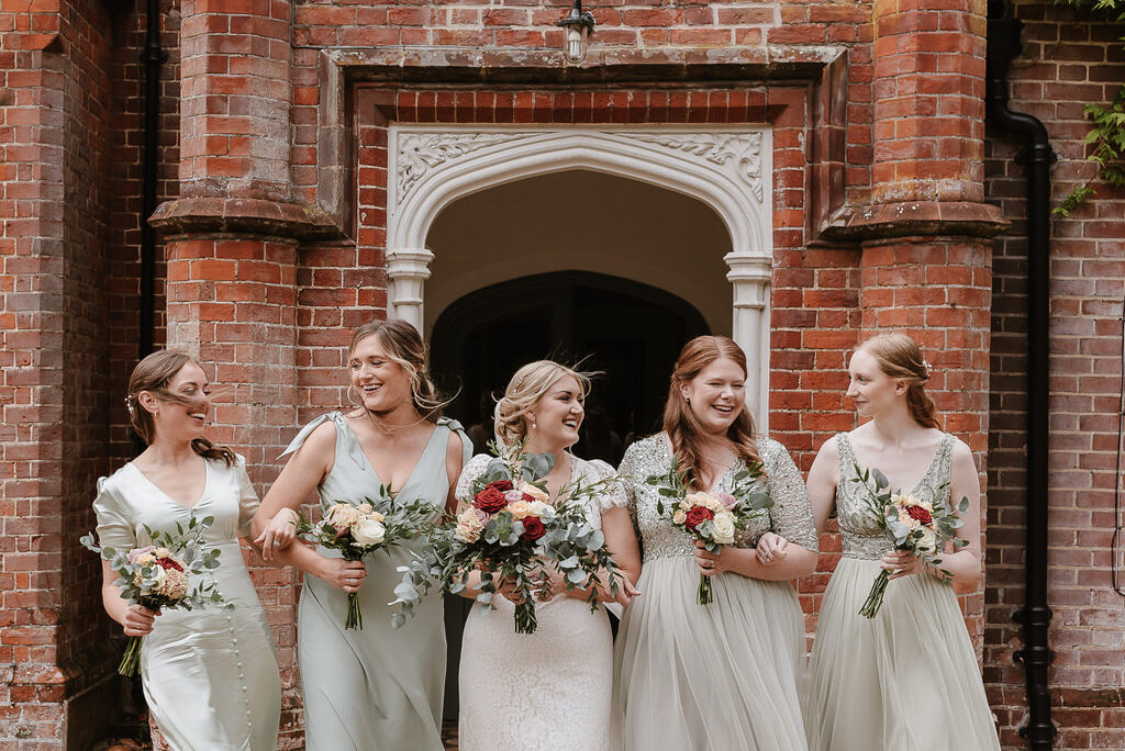 A Dreamy Sage and Burgundy Garden Wedding: Hannah & Chris