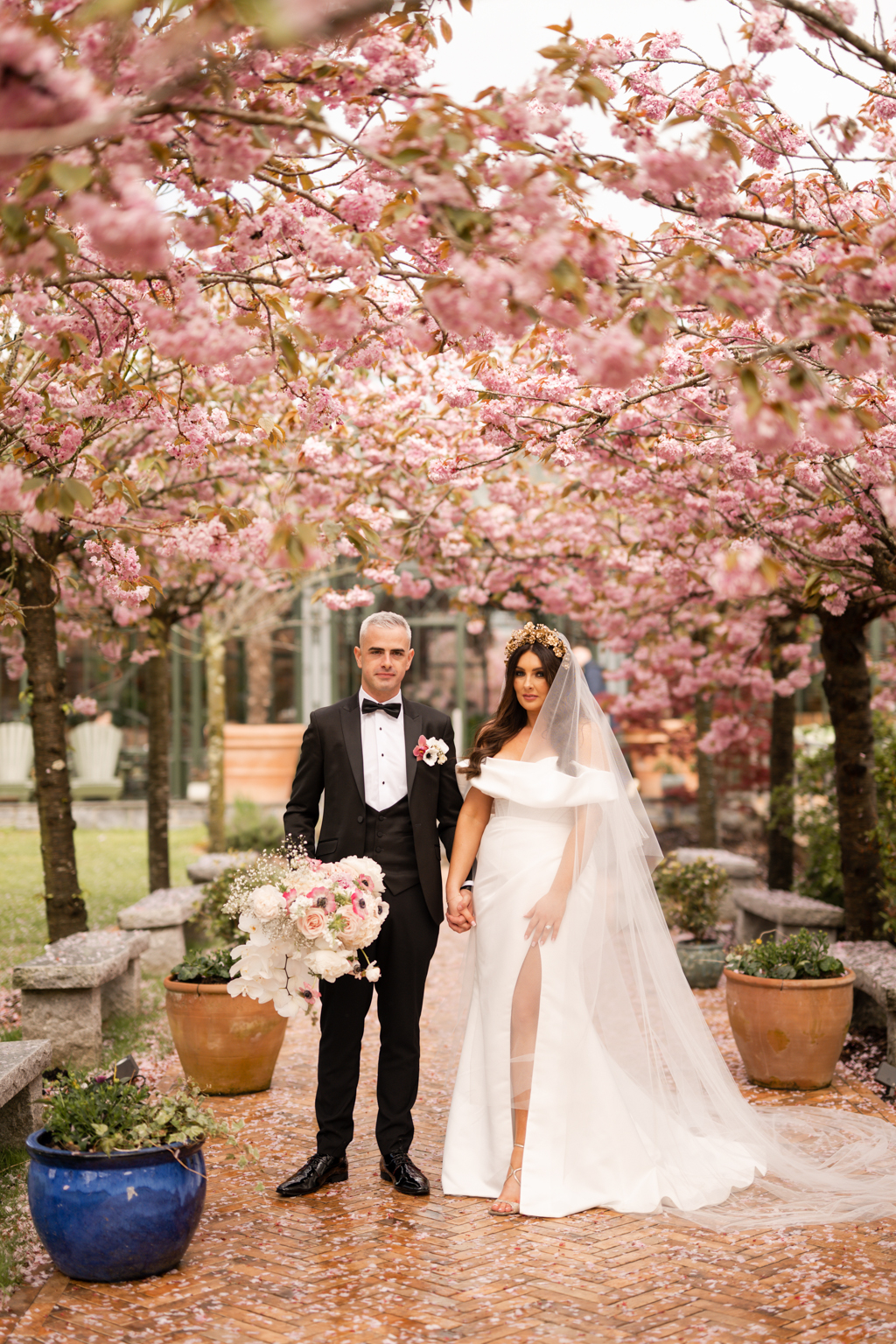 A Tonal Pink Spring Galgorm Wedding: Amy & Macaulay