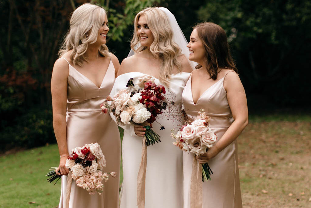 A Dusky Pink and Cherry-Hued Tinakilly House Wedding