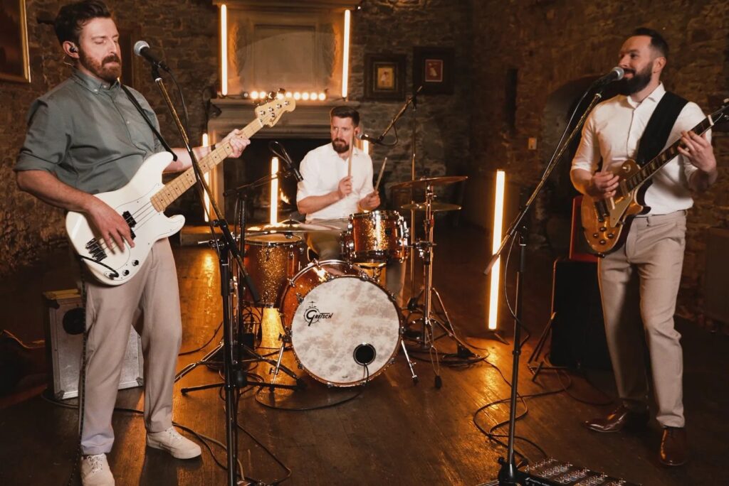 A High Energy Three-Piece Wedding Band