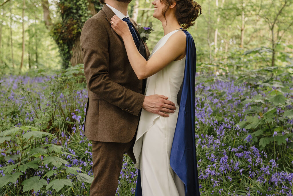 A Bluebell-Inspired Woodland Wedding: Stéphanie & Jack