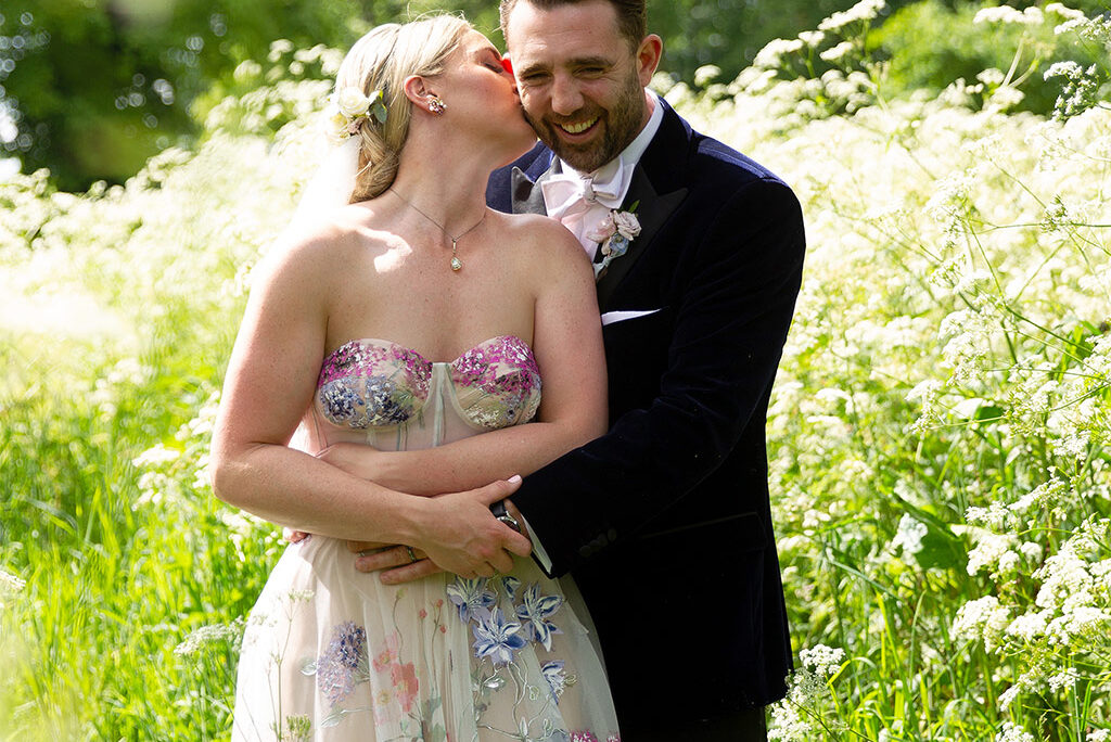 Embroidered Blooms and Floral Flair at Borris House: Julie & Rob