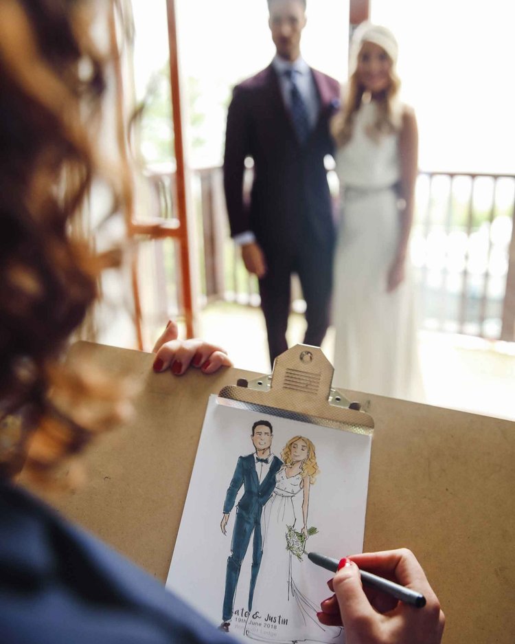 Where to Find the Best Live Wedding Artists & Illustrators