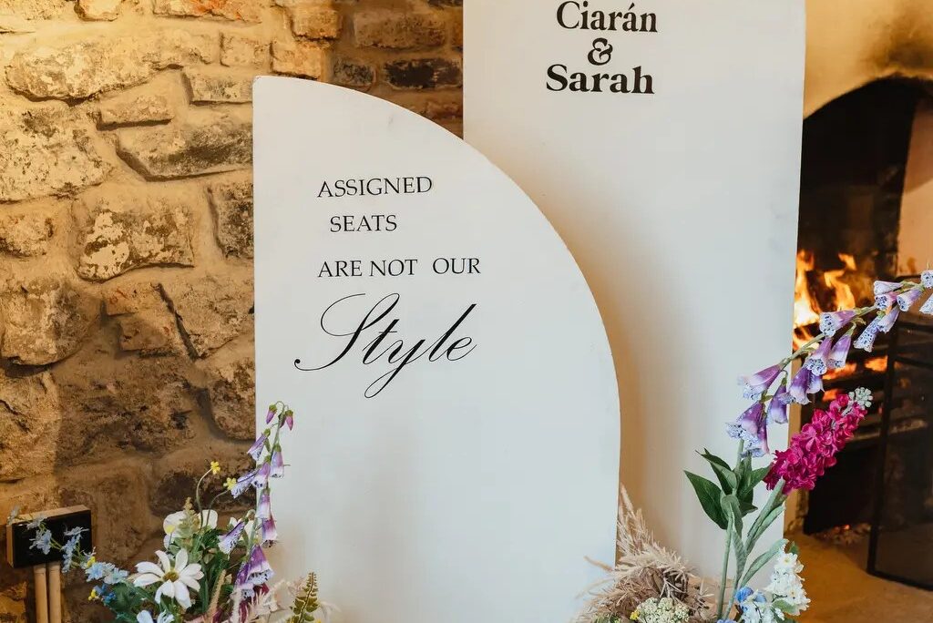 80+ Clever One-Liners to Use for Your Wedding Signage