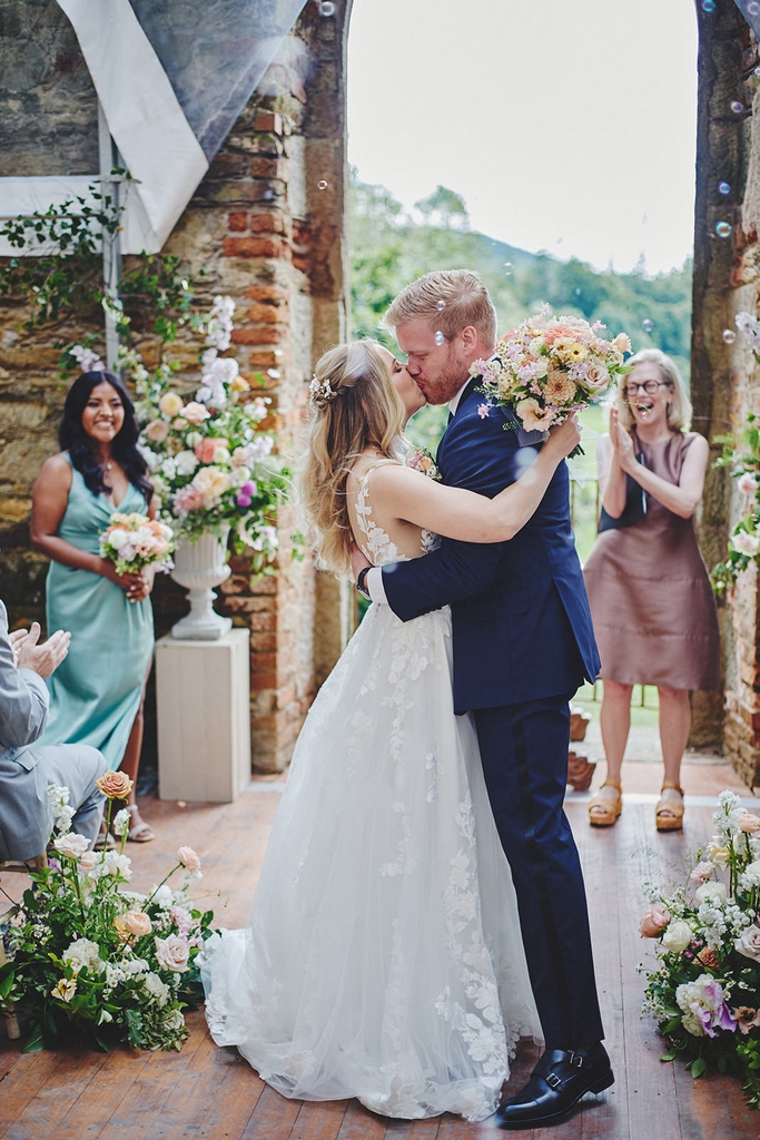 Summer Fairytale Wilton Castle Wedding