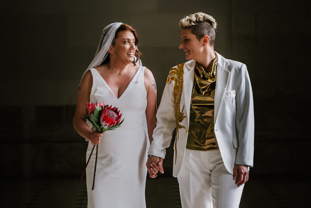 Two Brides & Their Fun and Stylish Dublin City Wedding