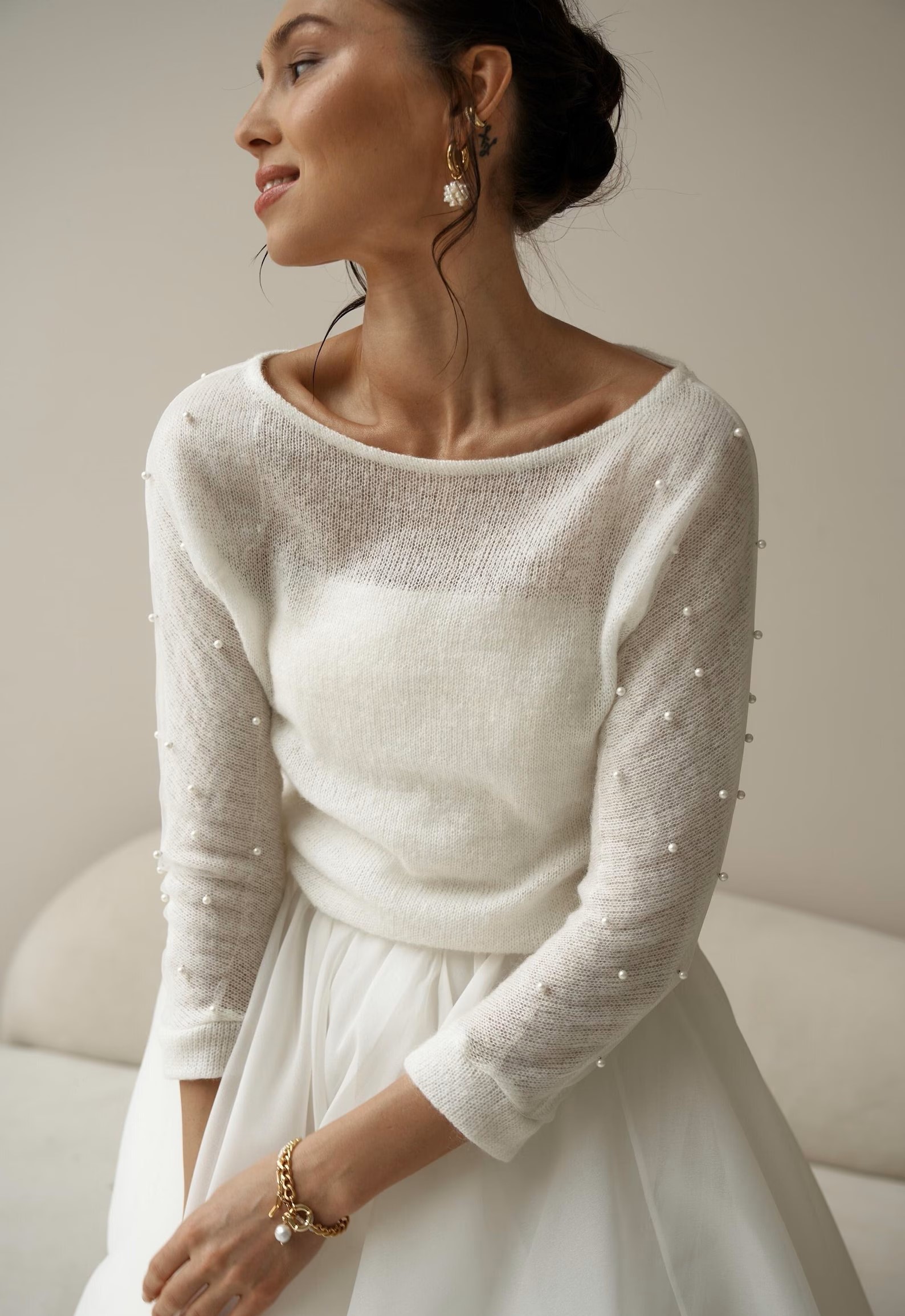 Cosy Bridal Cardigans and Sweaters You Can Shop Right Now