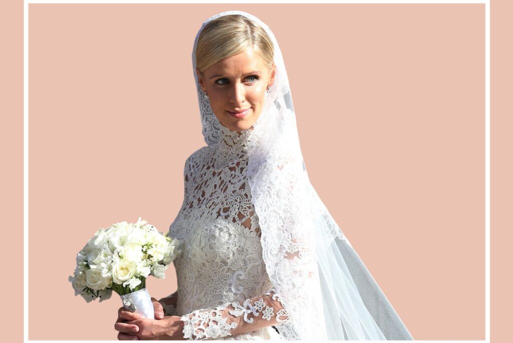 Nicky Hilton’s Sudden Veil Malfunction Held Her Up