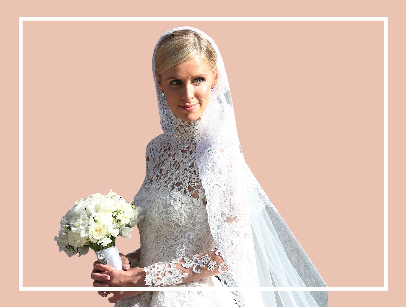 Nicky Hilton’s Sudden Veil Malfunction Held Her Up