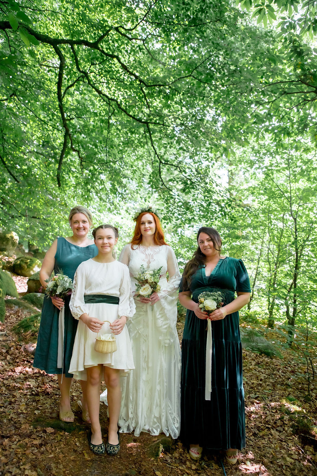 A Flower Power Meets Tolkien Woodland Wedding