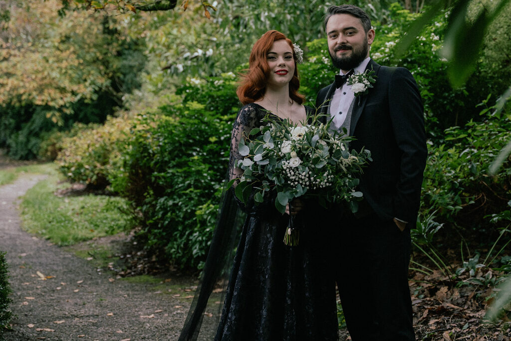 A Gothic Waterford Castle Wedding Inspired by Dita Von Teese