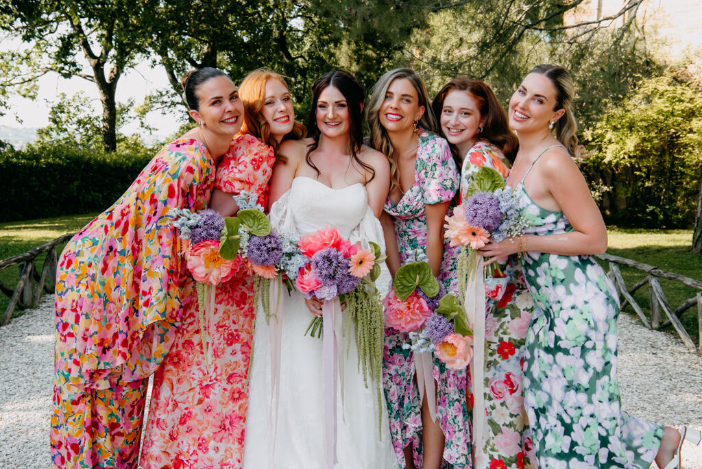 A Colourful Disco Destination Wedding in Italy