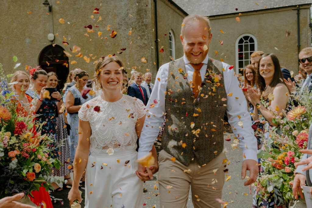 A Colourful Tipi Wedding at Home Inspired by Nature