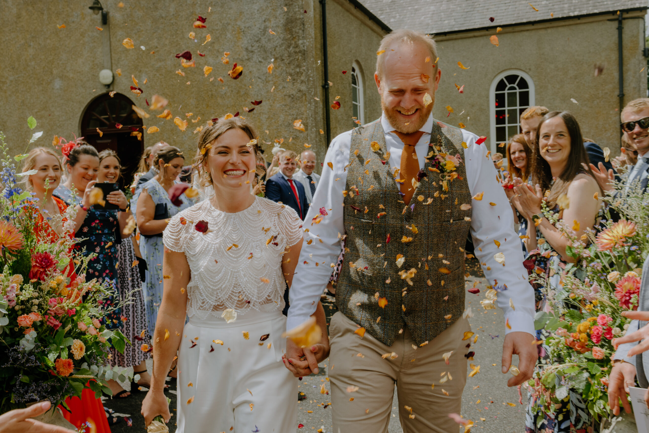 A Colourful Tipi Wedding at Home Inspired by Nature