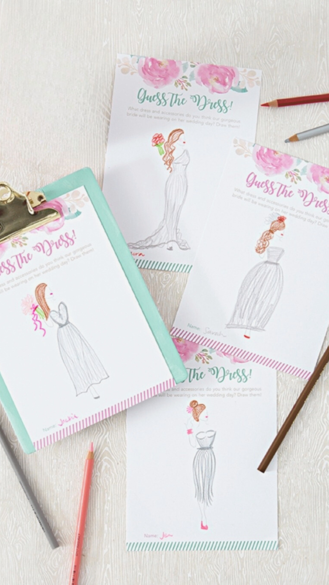 Guess the Dress Free Printable