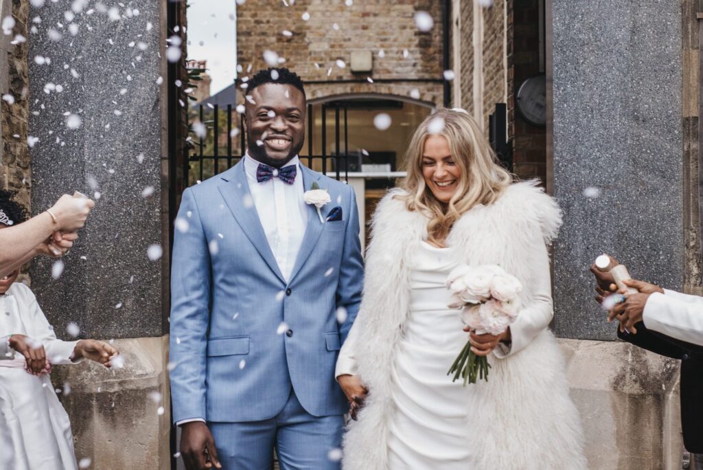 28 Brides in Wedding Coats That Utterly Wowed Us
