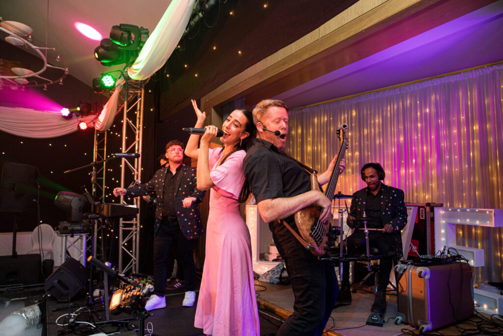 An Energetic Wedding Band in Ireland