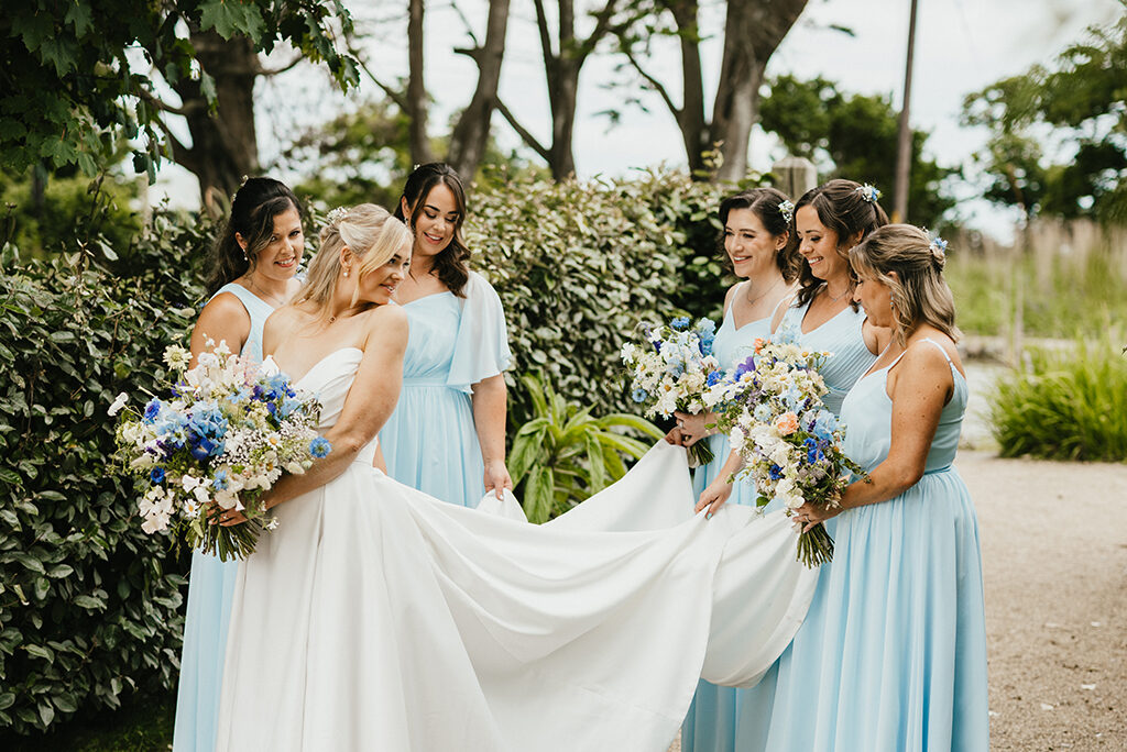 A Baby Blue Rustic Segrave Barns Wedding