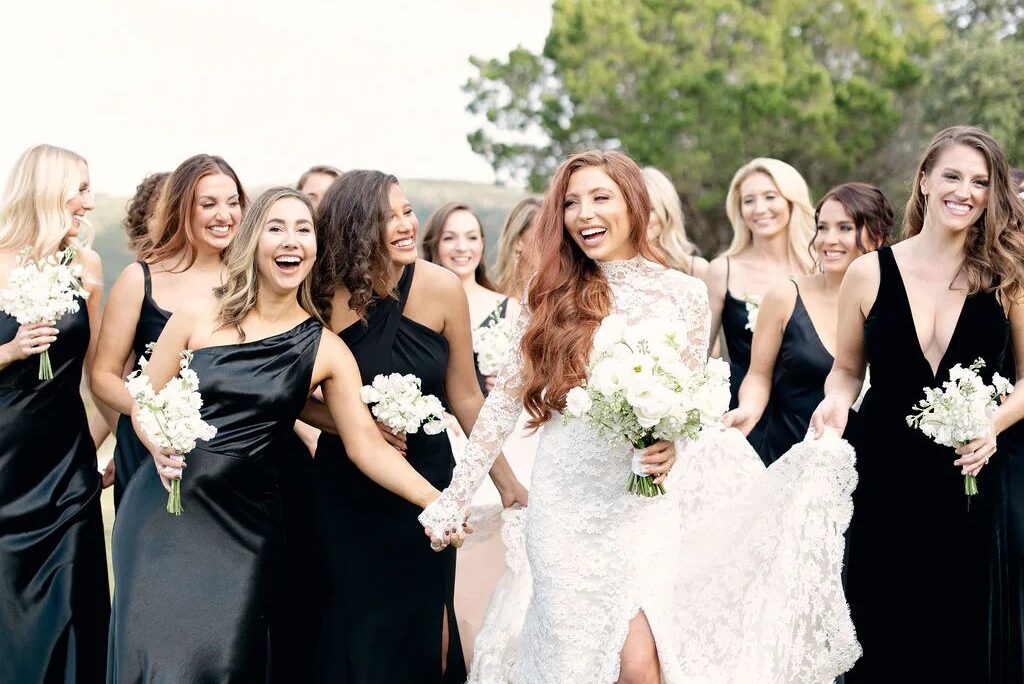 Beautiful Black Bridesmaids Dresses | OneFabDay.com