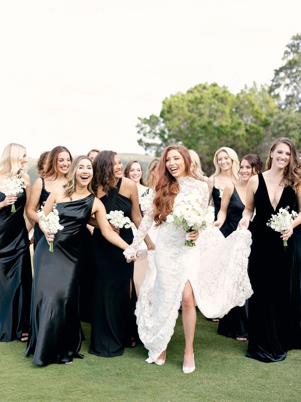 Beautiful Black Bridesmaids Dresses | OneFabDay.com