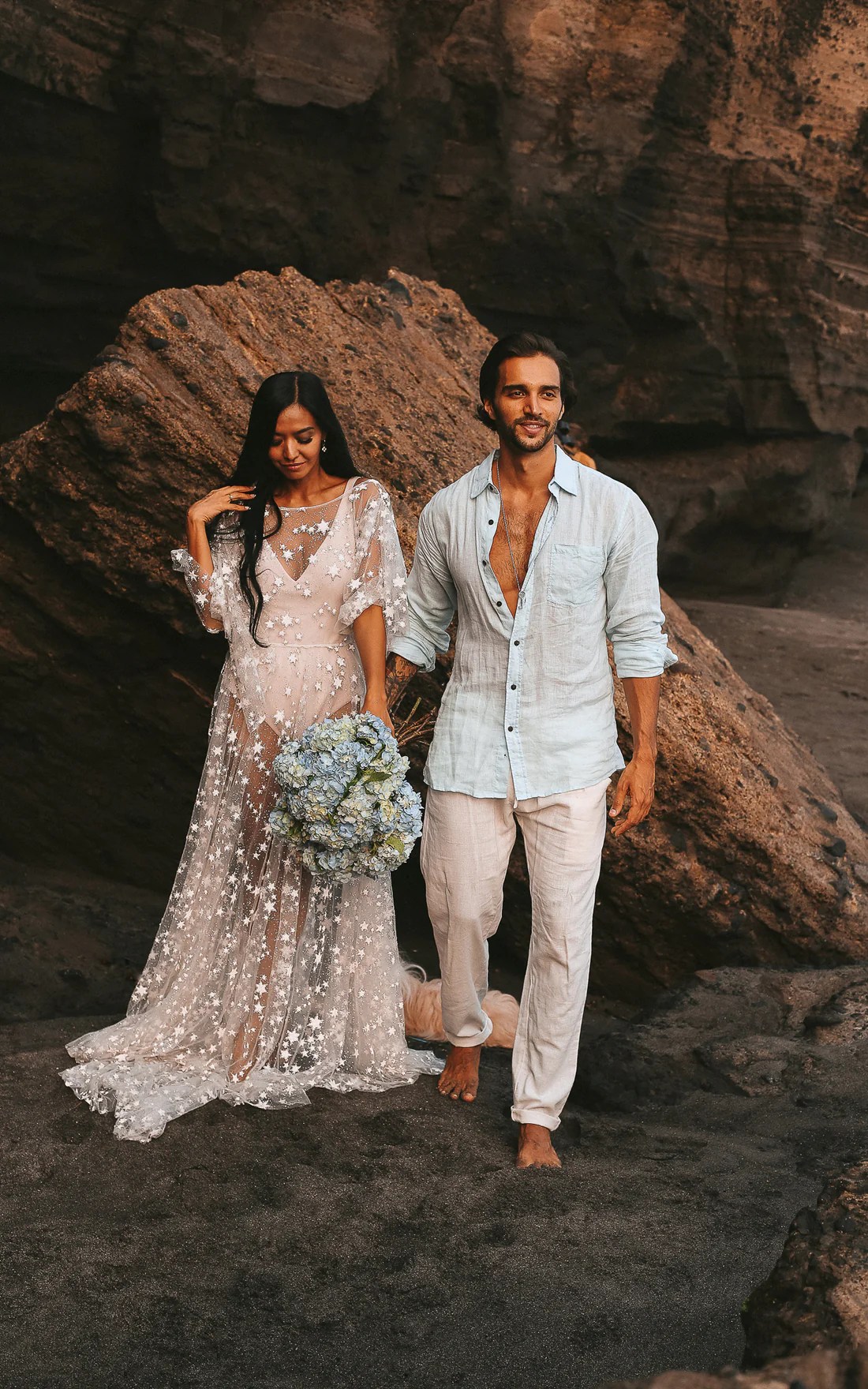 45 Times We Fell For Star Wedding Dresses & Celestial Accessories