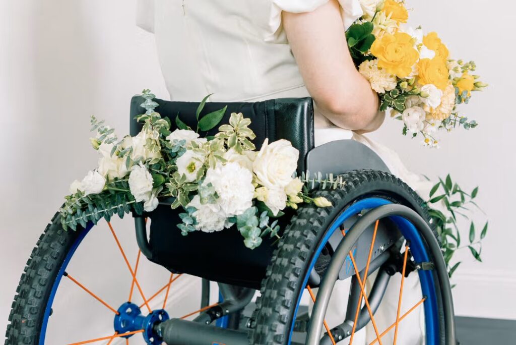 Wheelchair Wedding Flower Ideas | OneFabDay.com
