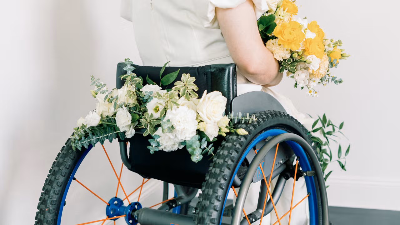 Wheelchair Wedding Flower Ideas | OneFabDay.com