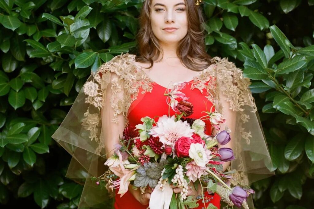 33 Brides in Ravishing Red Wedding Dresses