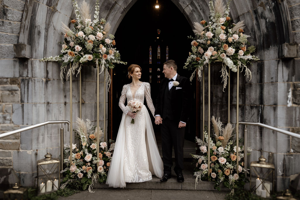 A Rustic Wedding with an Elegant Forest Theme: Cora & Daniel