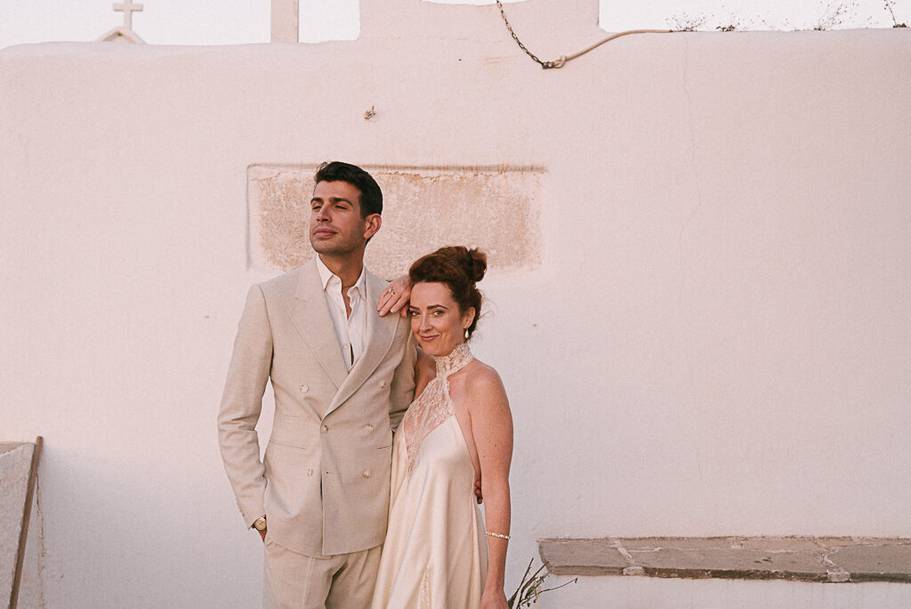 A Serene & Stunning Al Fresco Destination Wedding in Greece