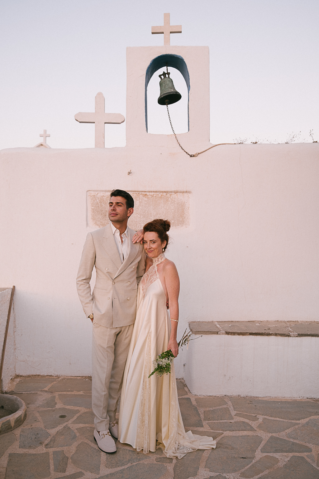 A Serene & Stunning Al Fresco Destination Wedding in Greece