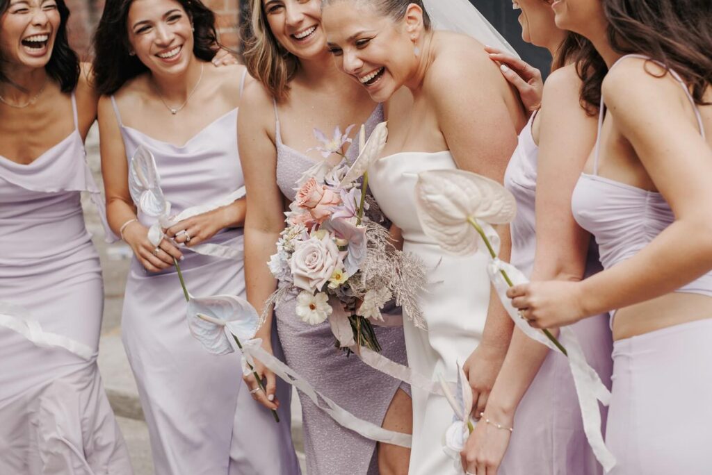 Pretty Lilac Bridesmaid Dresses to Inspire