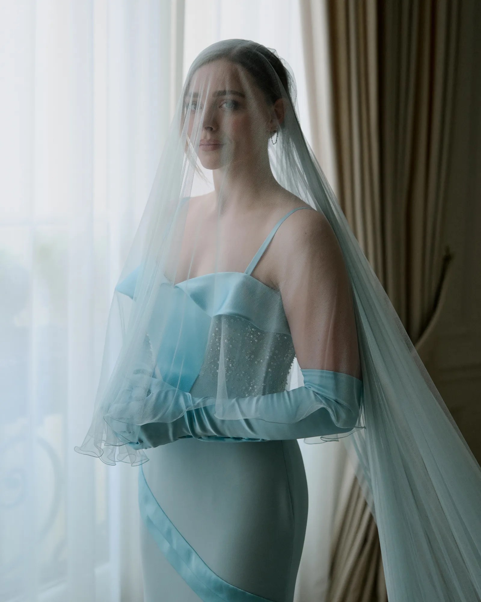 14 Celebrity Brides Who Wowed in Colourful Wedding Dresses