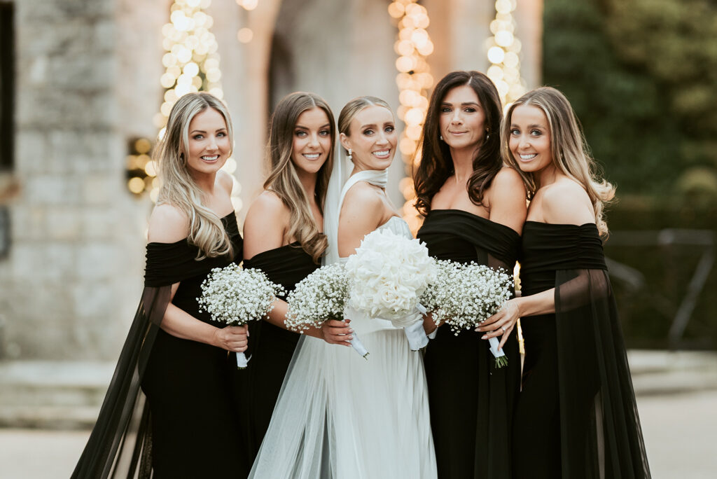 A Magical Monochrome Cabra Castle Wedding