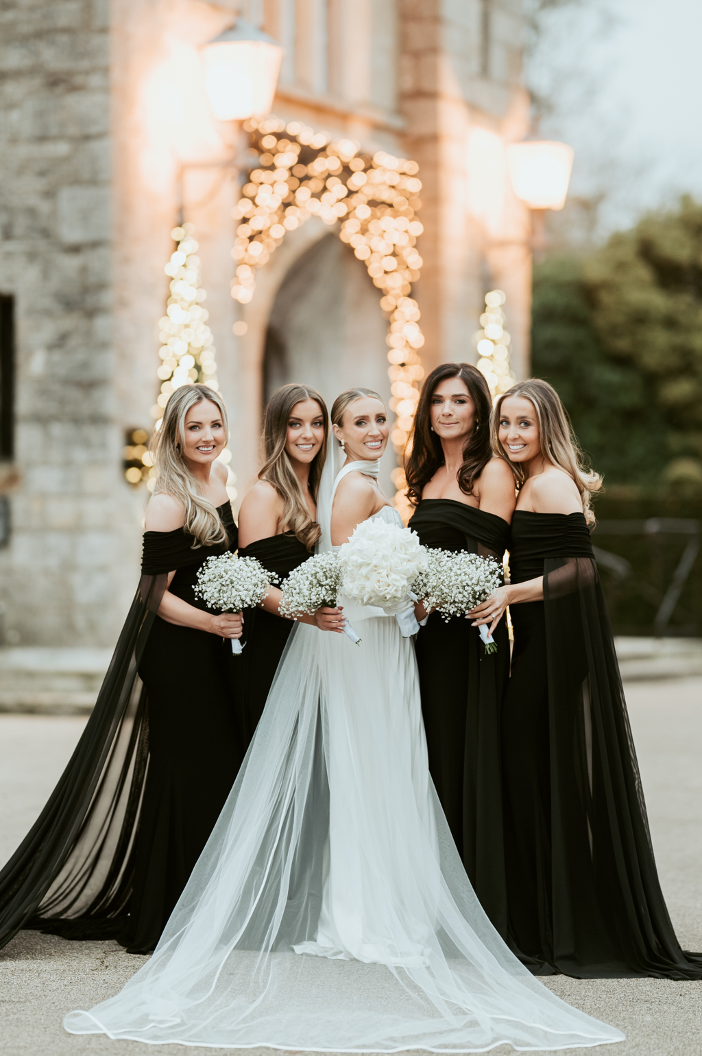 A Magical Monochrome Cabra Castle Wedding